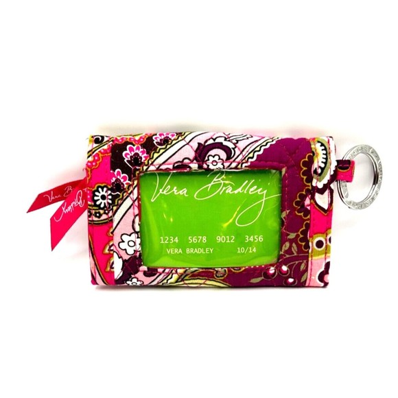 Vera Bradley Quick Swipe‎ ID in Very Berry Paisley - Picture 2 of 5